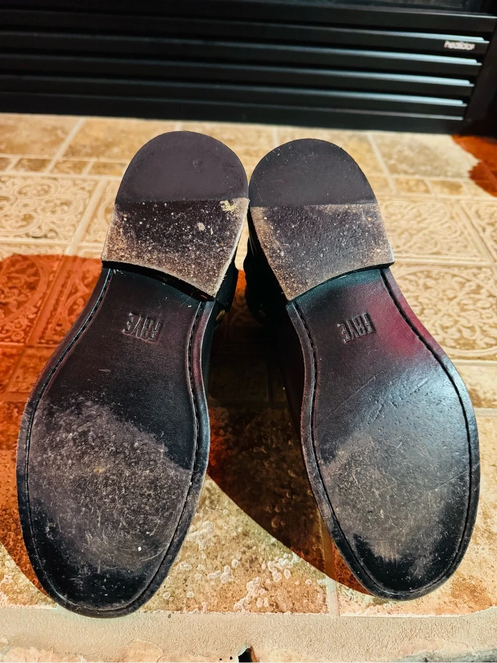 Frye sleek black